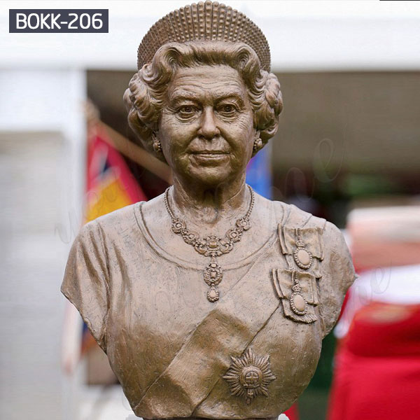 Custom Bust Bronze Bust Statue Bronze Bust Sculpture of Her Majesty ...