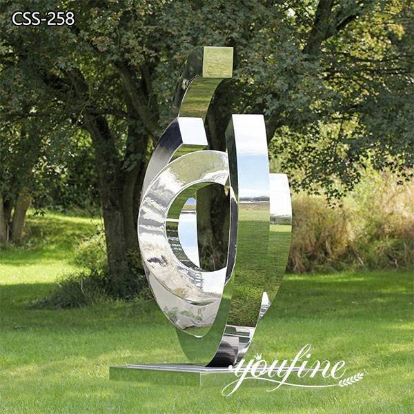 Large Mirror Metal Rotating Sculpture Lawn Ornament for Sale CSS-258 ...