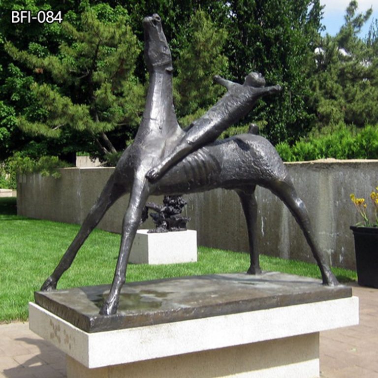 Abstract Marino Marini Horse and Rider Sculpture