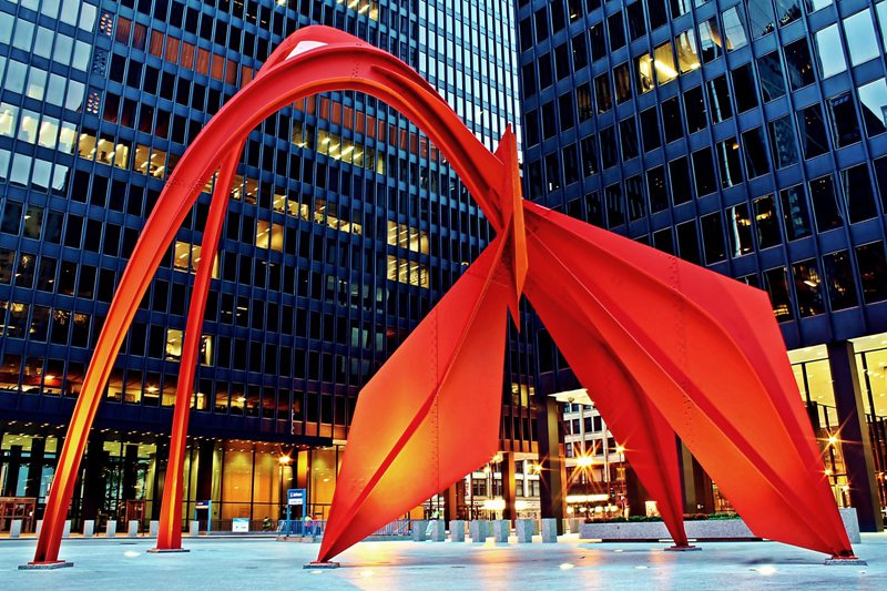 Alexander Calder’s “Flamingo” (1)