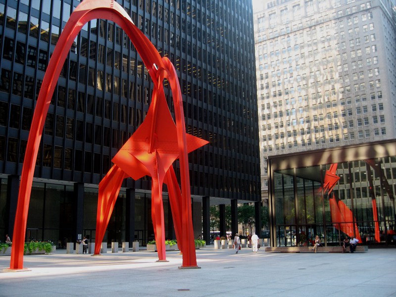 Alexander Calder’s “Flamingo” (2)