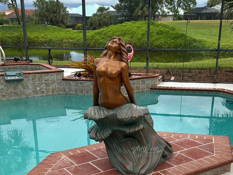 American bronze mermaid statue feedback