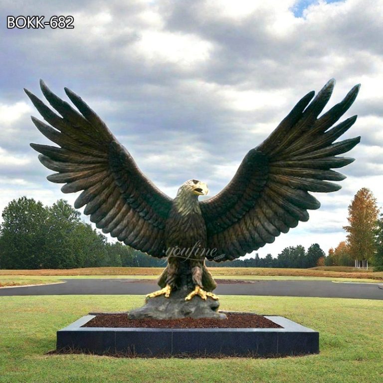 Antique Bronze Eagle Statue for Sale