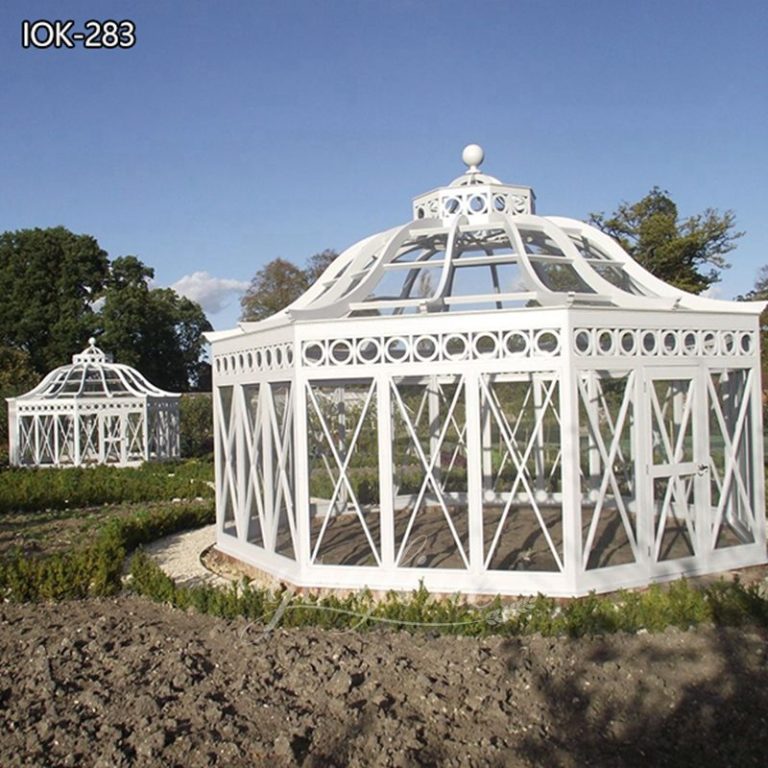 Beautiful Wrought Iron Gazebo with Roof for Sale (1)