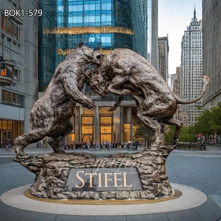 Bronze Bull and Bear Statue for Sale