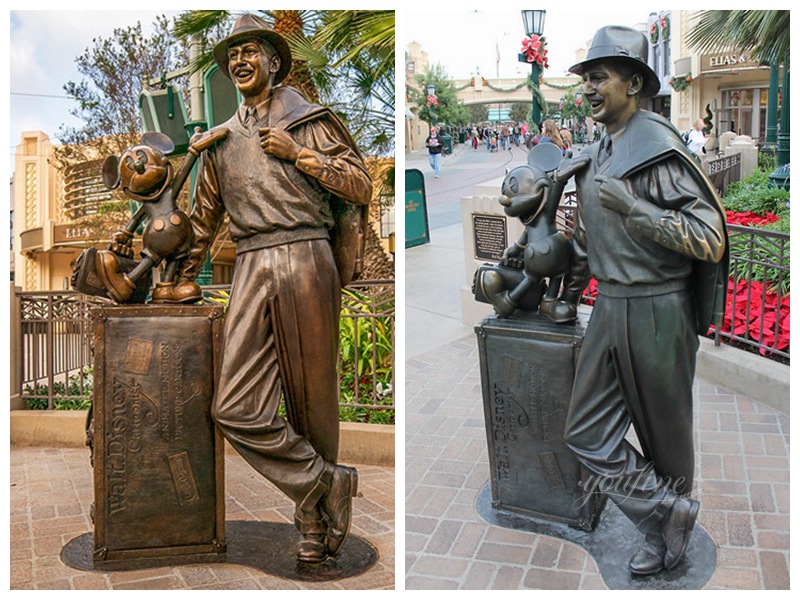 Bronze Disney Statue Details