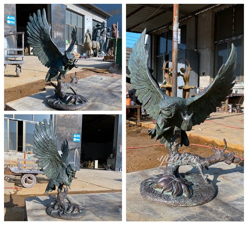 Bronze Flying Owl Statue from YouFine Factory