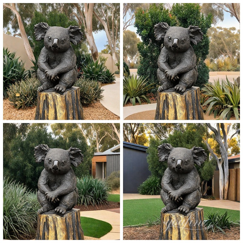 Bronze Koala Sculpture Details