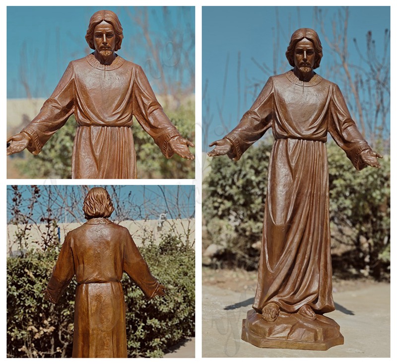 Bronze Life Size Jesus Statue Details