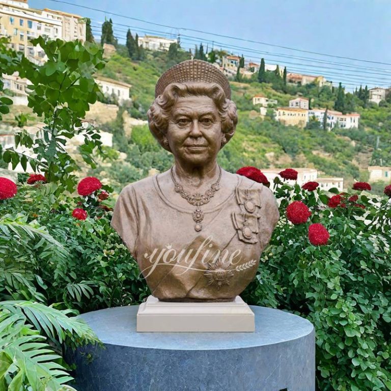 Bronze Queen Elizabeth II Bust (4)