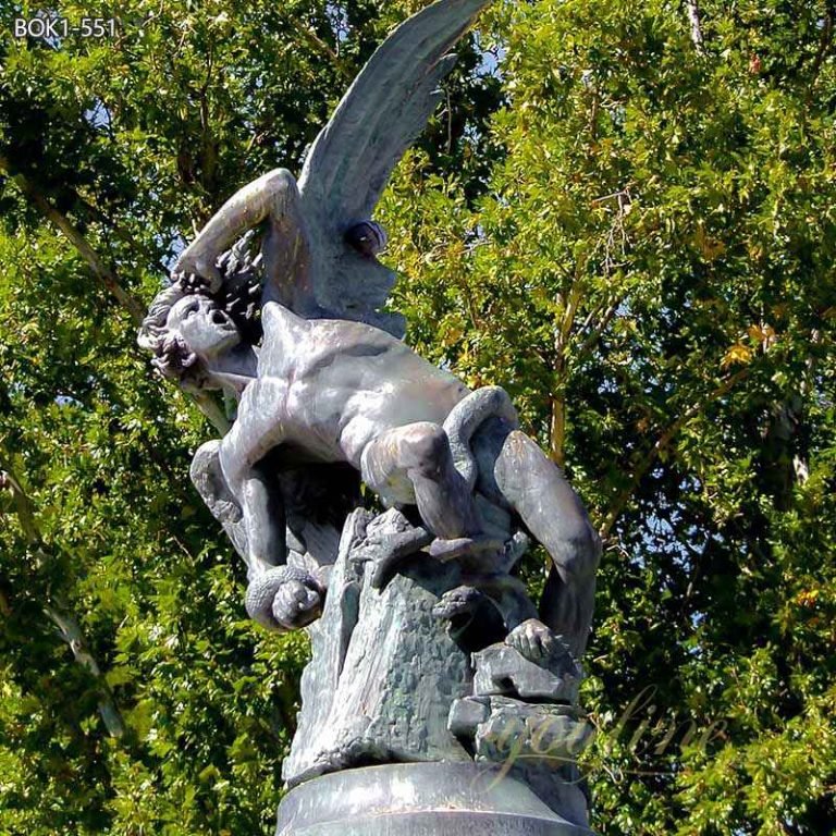 Bronze The Fallen Angel Statue For Outdoor