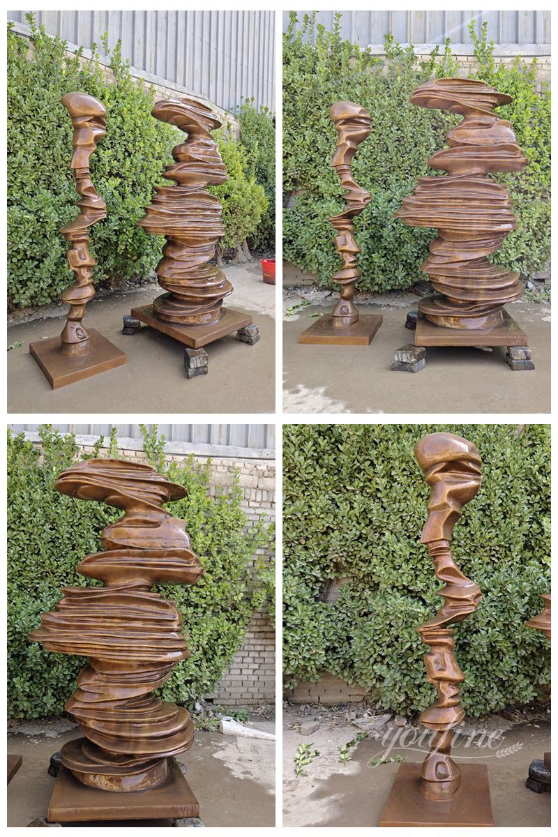 Bronze Tony Cragg sculpture finished display from YouFine factory