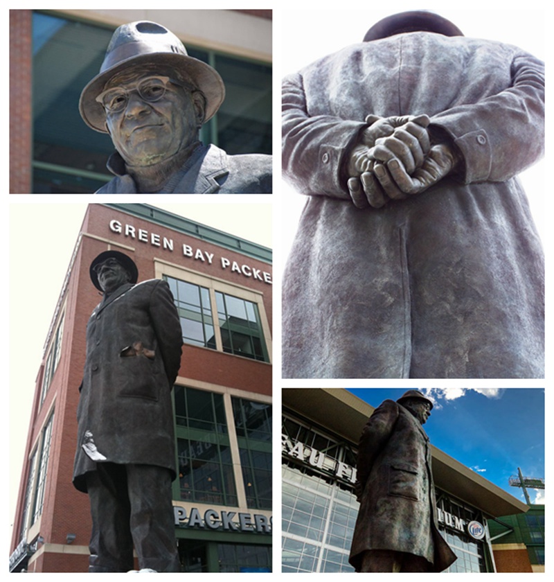 Bronze Vince Lombardi Statue Details