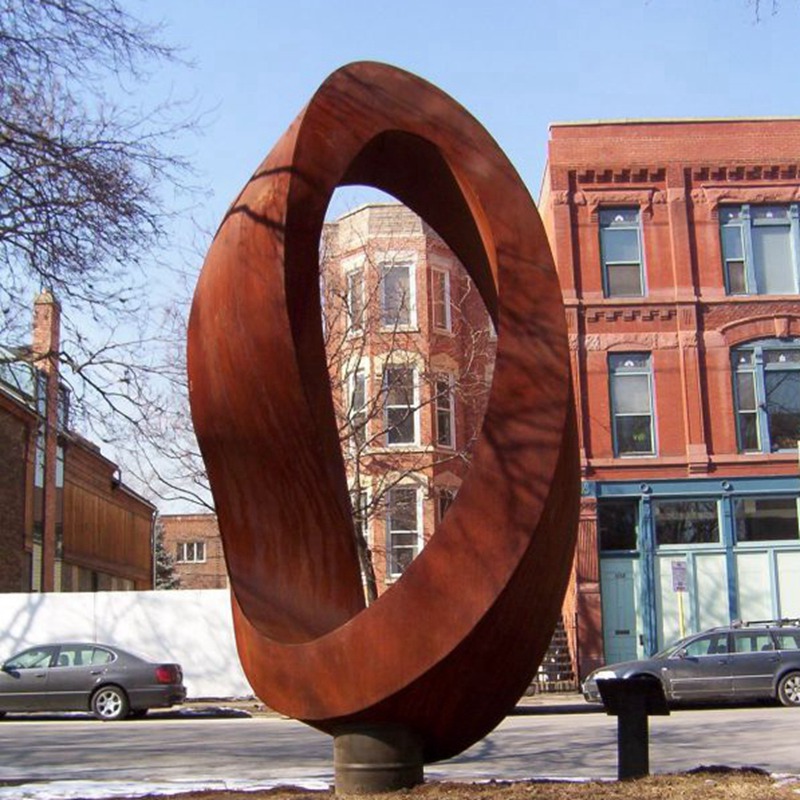 Corten Steel Mobius  Sculpture