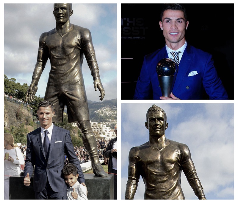 Cristiano Ronaldo Statue-2