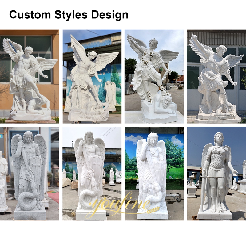 Custom Styles Service of St. Michael Sculptures