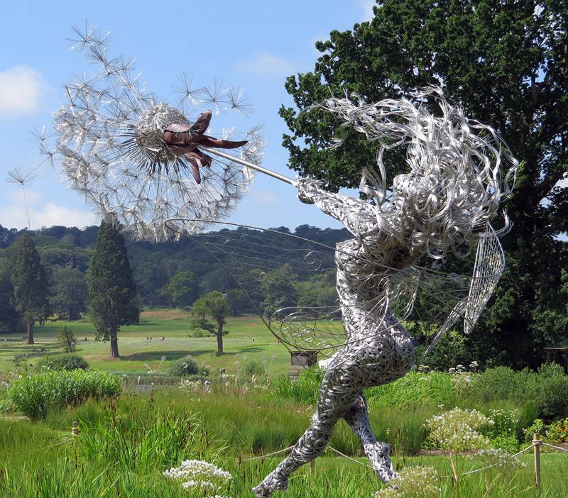 Dancing with Dandelions-One O'clock Wish Sculpture