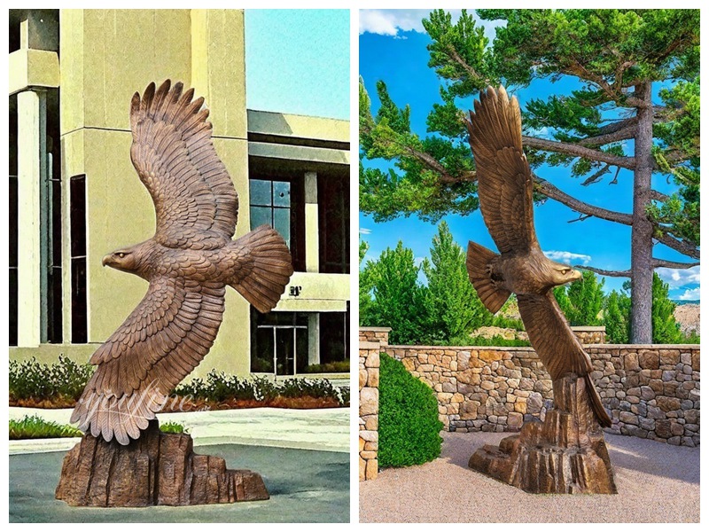 Details of Flying Eagle Statue