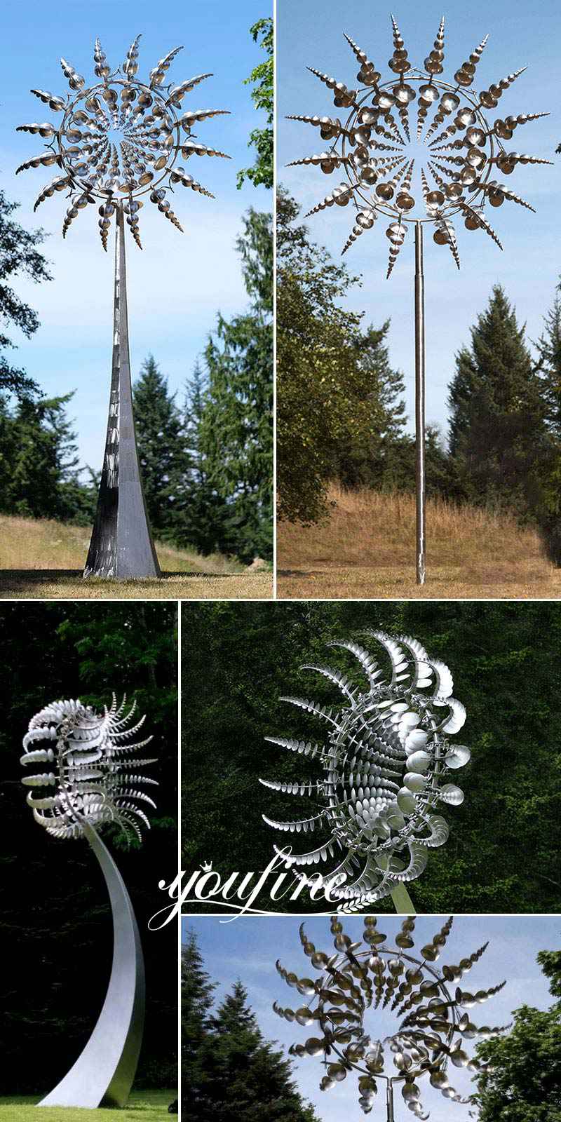 Famous Outdoor Decor Large Kinetic Wind Sculptures for Sale (3)