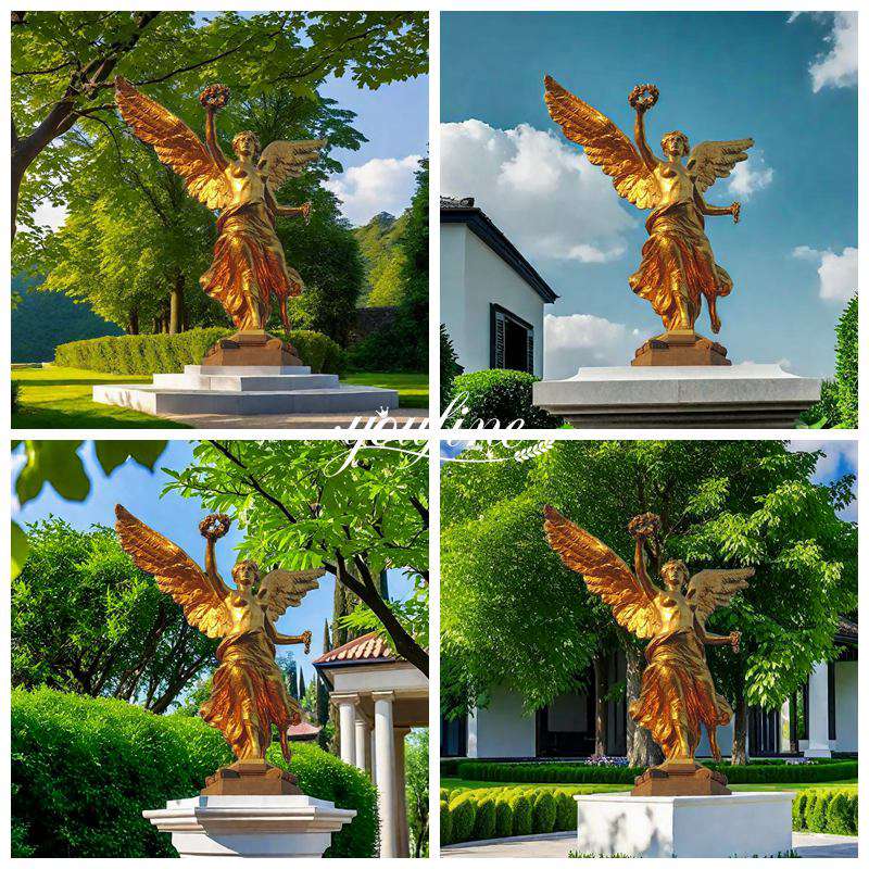 Gold Bronze Angel of Independence Statue