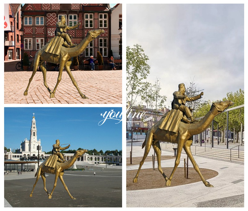 Golden Camel Statue Application Scenes