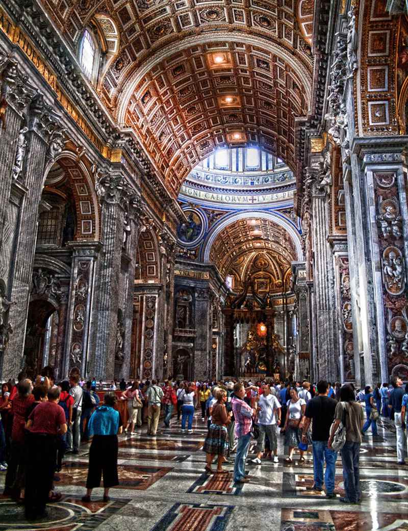 Interior of St. Peter's Basilica