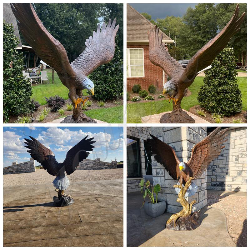 Large Bronze Bald Eagle Statue Customer Feedback