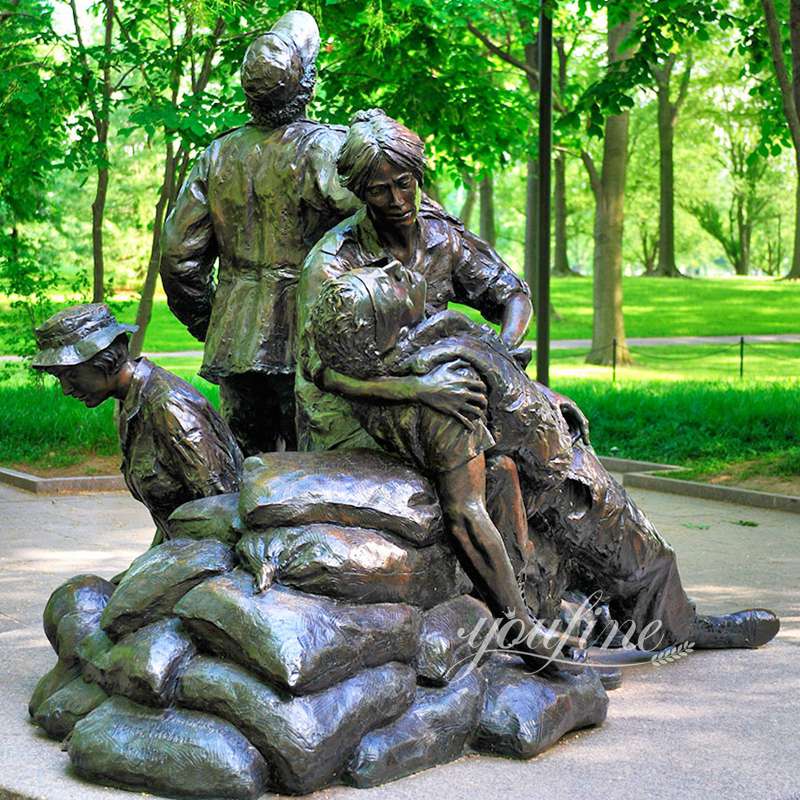 Large Bronze Military Vietnam Women’s Memorial Statue Manufacturer (4)