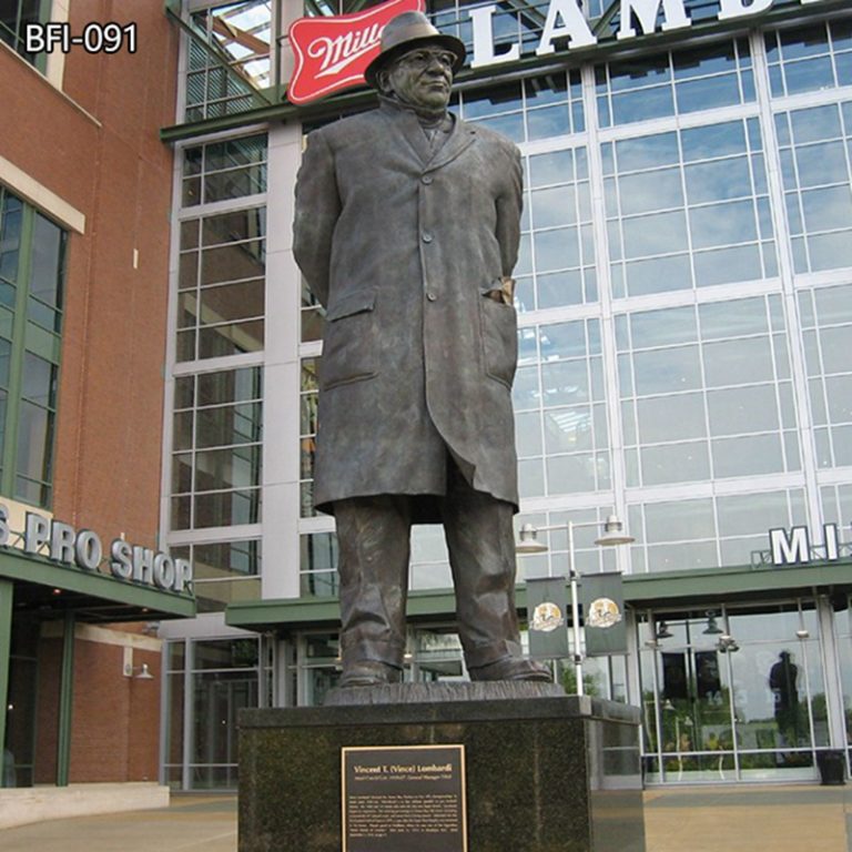 Large Bronze Vince Lombardi Statue