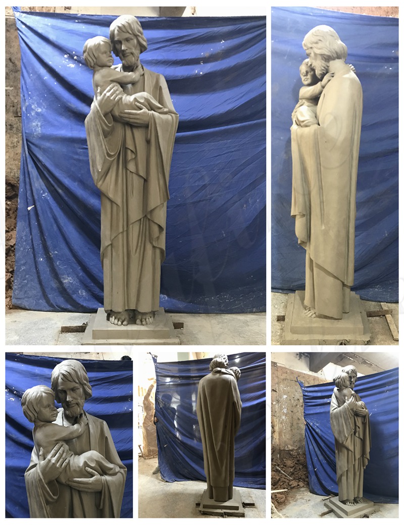 Large Outdoor St Joseph Statue Clay Model