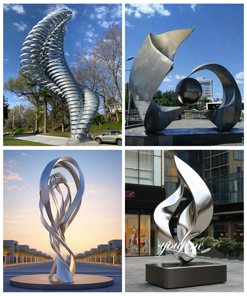 Large Stainless Steel Sculpture for Shopping Square