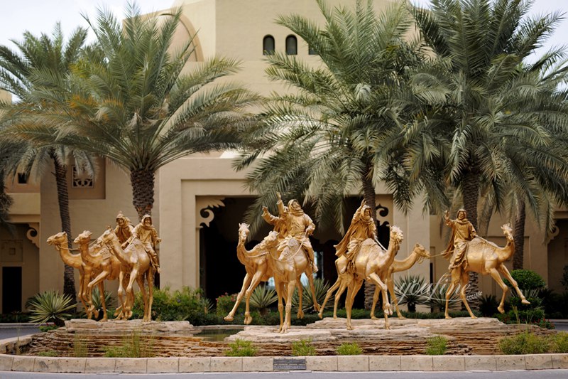 Life Size Brass Camel Statue (1)