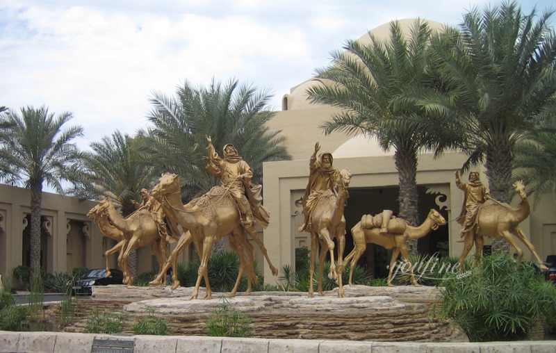 Life Size Brass Camel Statue (2)