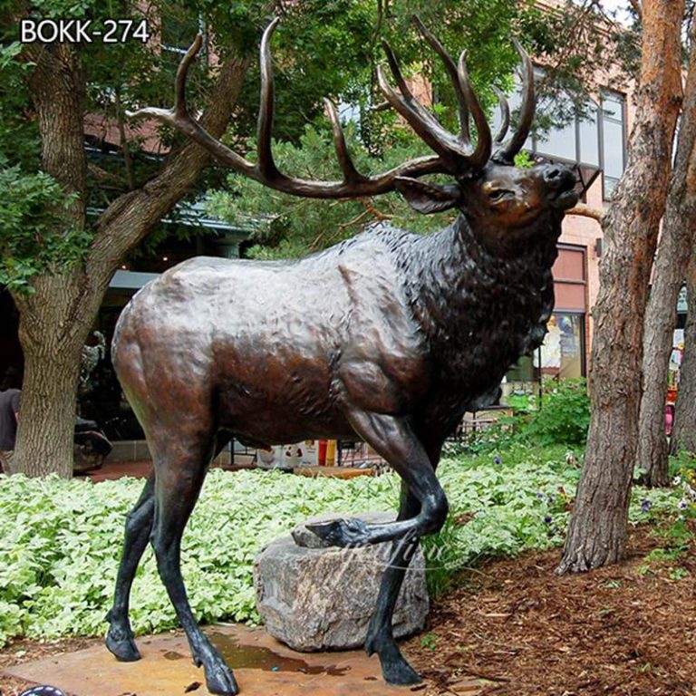 Life Size Bronze Elk Statues