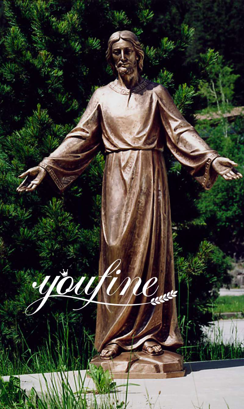 Life Size Bronze Jesus Christ Statue for Garden