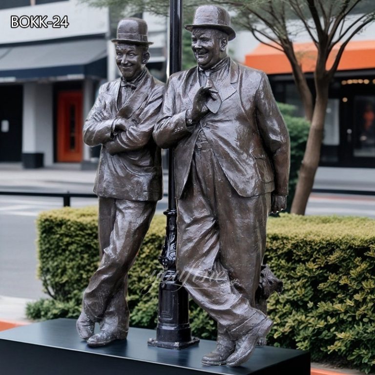 Life Size Famous Bronze Laurel and Hardy Statues