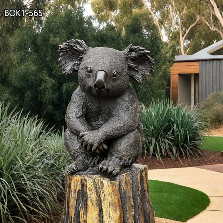 Life Size Sitting Bronze Koala Sculpture