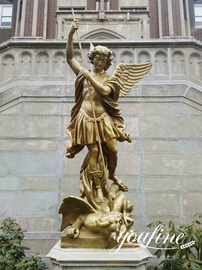 Life Size St Michael Bronze Statue for Sale（4）