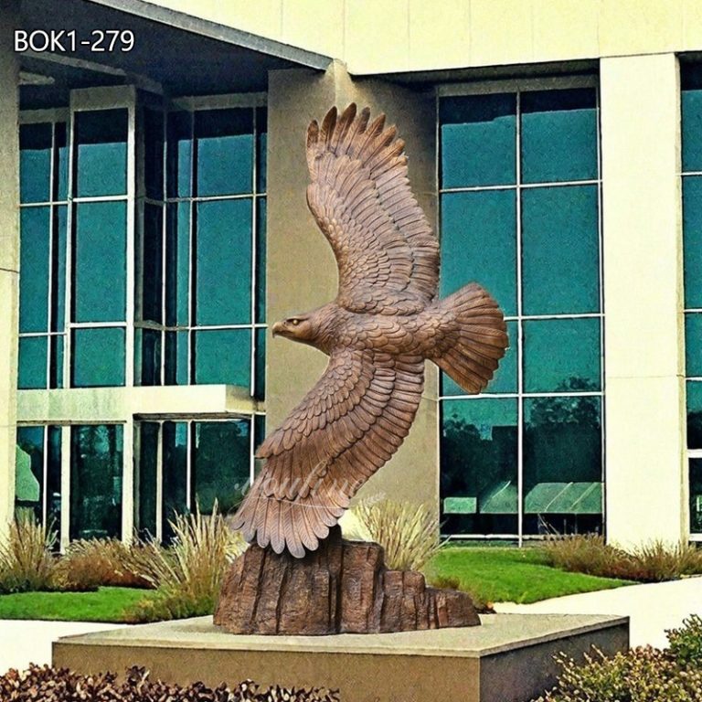 Magnificent Freedom Flying Eagle Statue