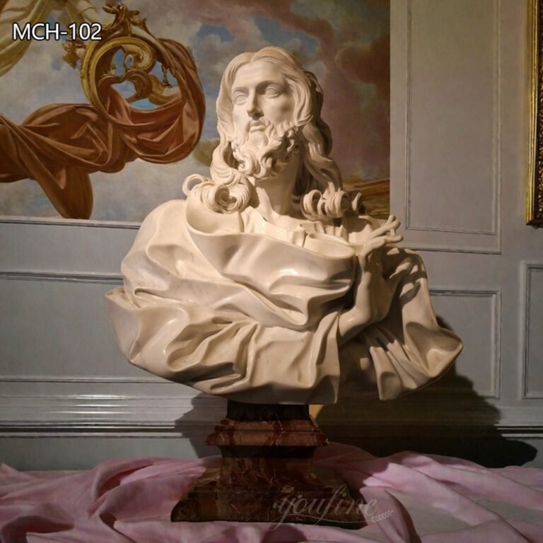 Baroque Style Marble Bernini Jesus Statue