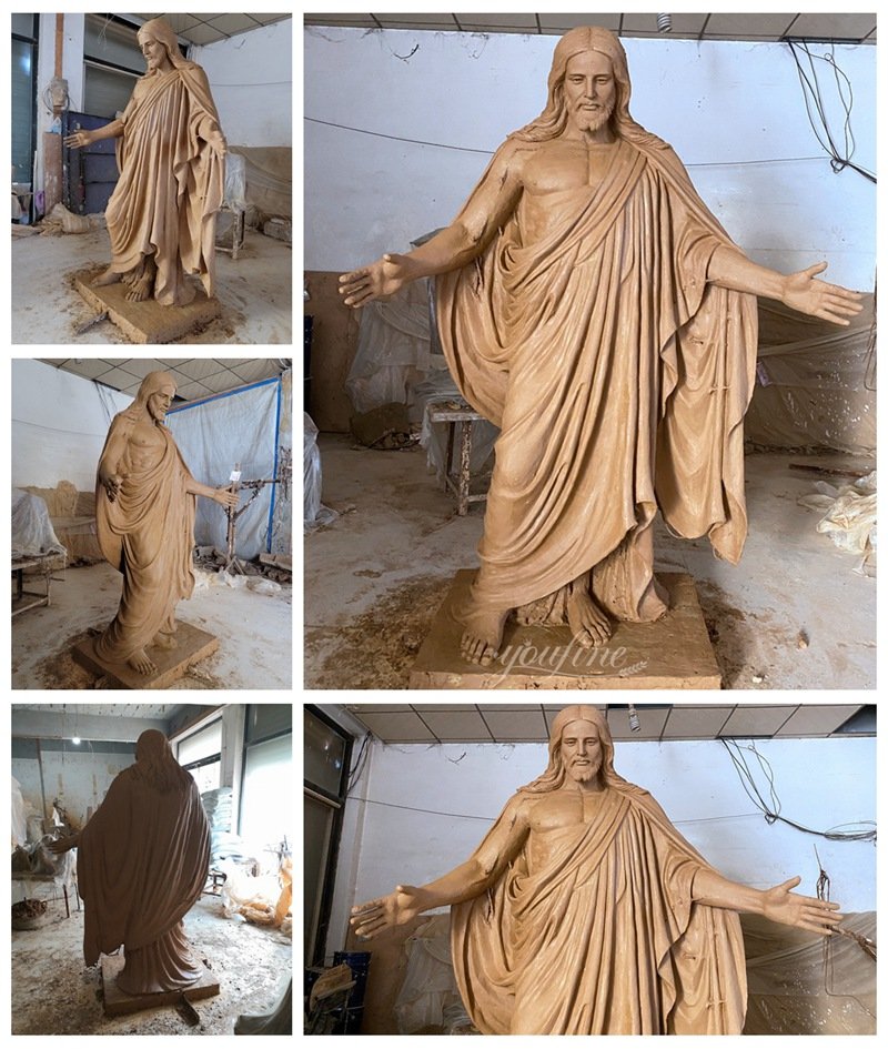 Marble Christus Statue Clay Model