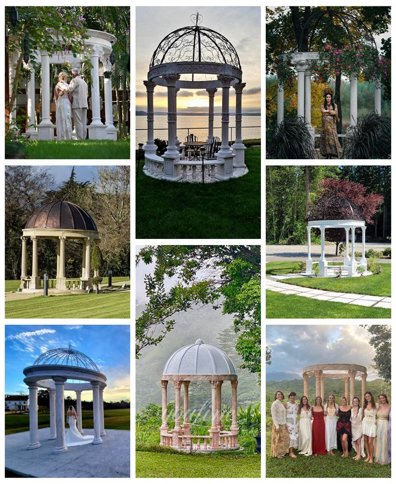 Marble Gazebo Customer Feedback from All over the World