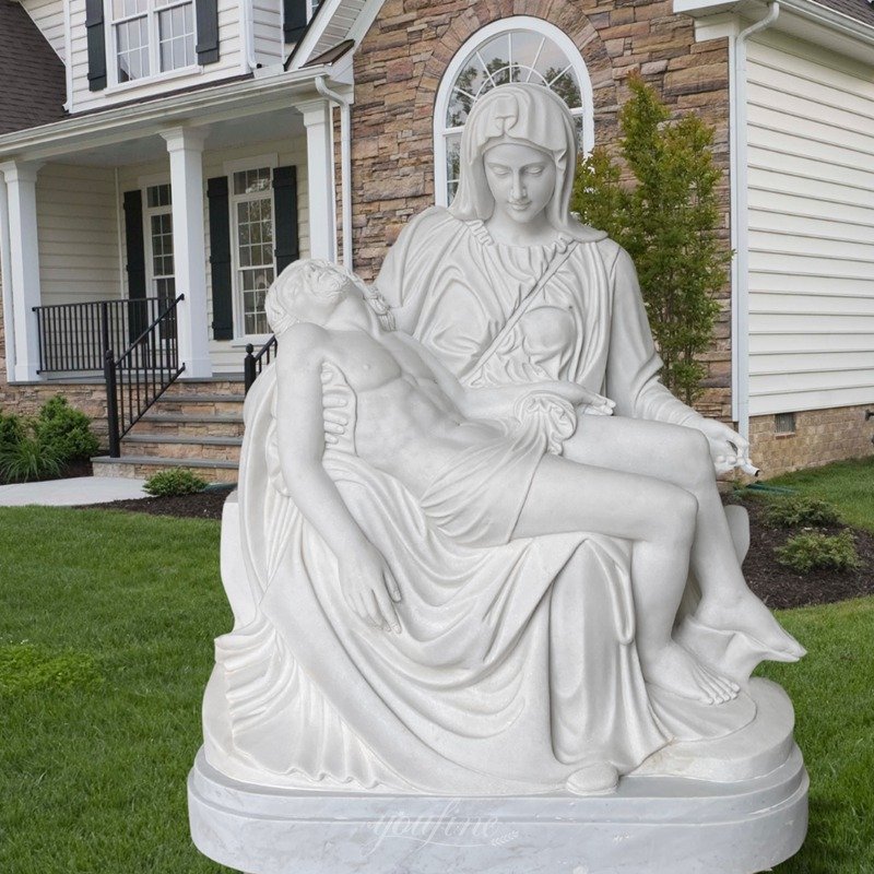 Marble Pieta Sculpture