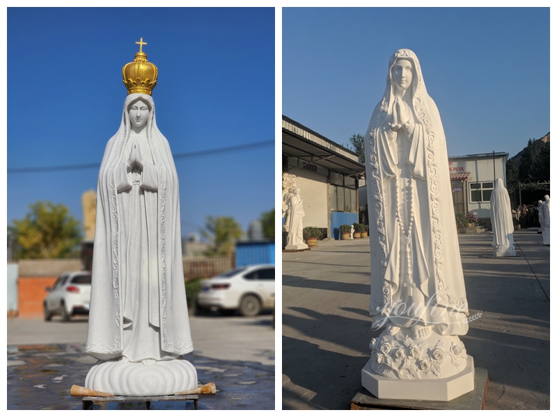 Marble Sculpture of Our Lady of Fatima