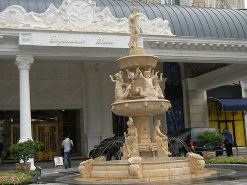 Marble fountain for hotel decoration (1)