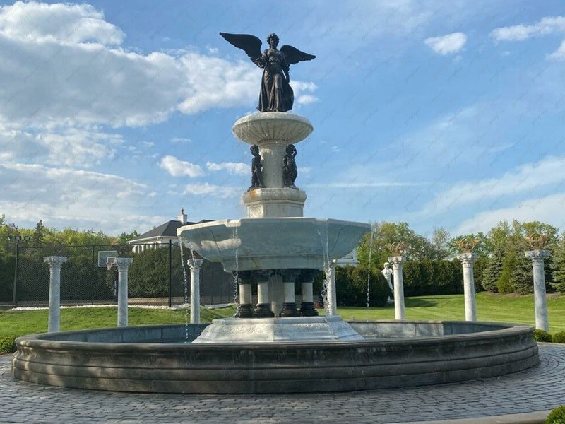 Marble fountain for square decoration (3)