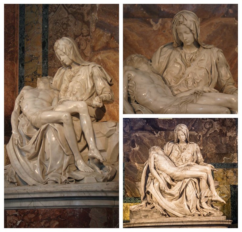 Michelangelo's Pieta Statue Original Work