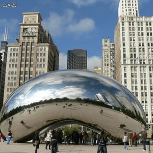 Modern Stainless Steel Cloud Gate Sculpture - YouFine Art Sculpture