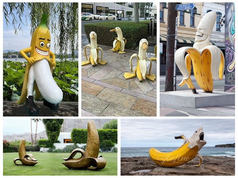 More Banana Sculptures