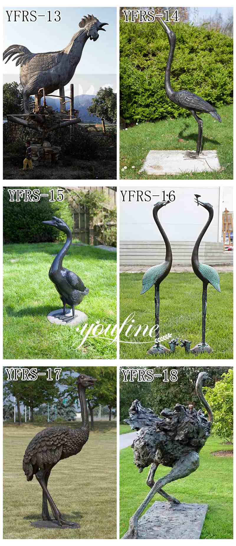 More Bronze Bird Sculptures (1)